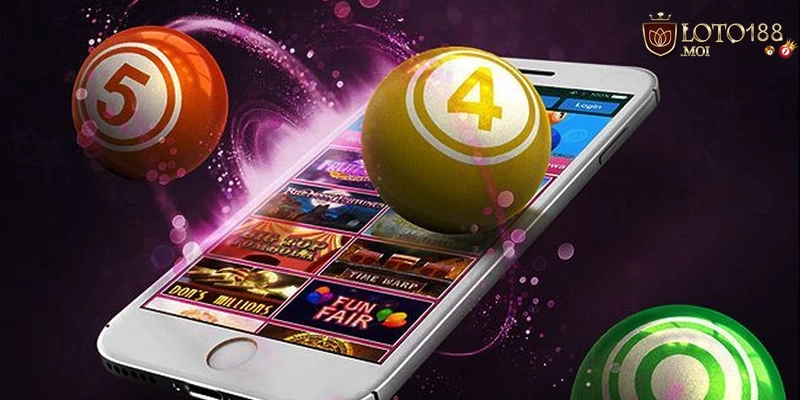 (Ảnh 4 - Màn hình lô tô hiển thị thông báo chiến thắng với hàng số được đánh dấu đầy đủ) 